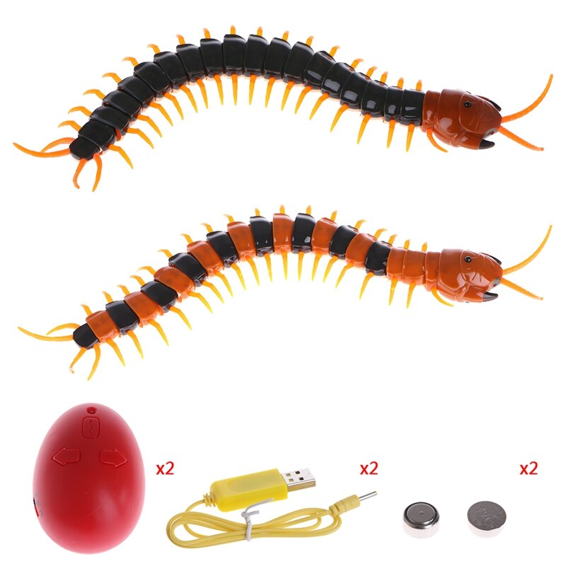 Télécommandé Animal mille-pattes flippant-rampant blague drôle jouets pour les enfants BX0D