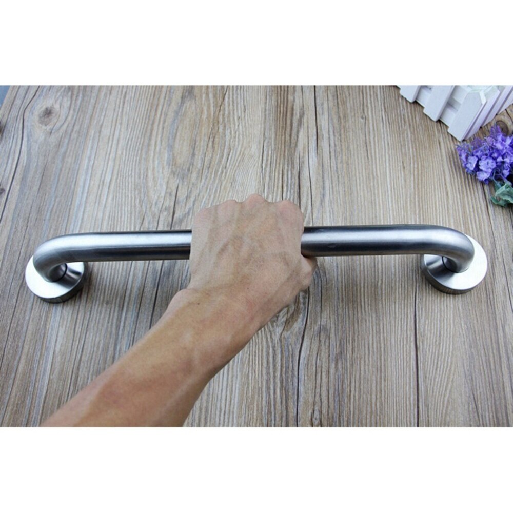 1pc Old People Toilet Bathroom Bathtub Handrail Safety Grab Bar Stainless Steel Handle Armrest Safety Hand Rail Support Assist B