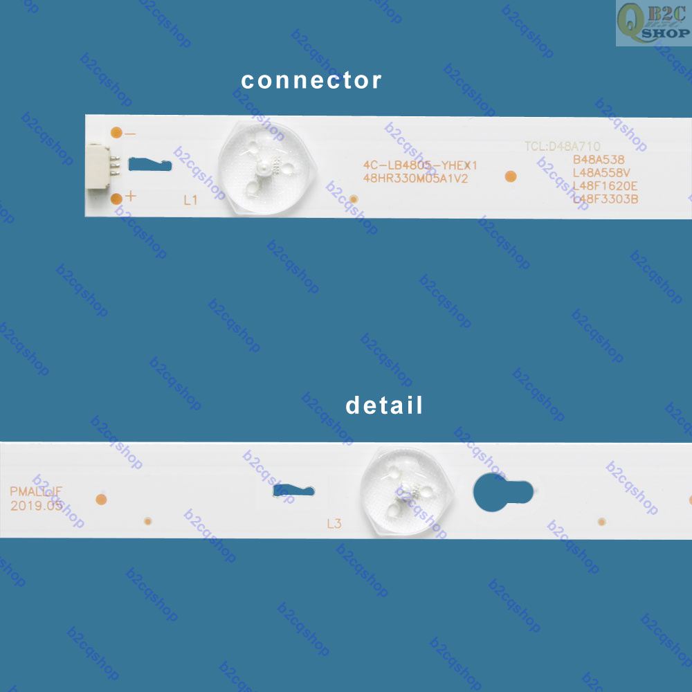 Kit de tira led tv backlight YHF-4C-LB4805-YHEX1 48hr330m05a1 v2 para tcl l48f3800a