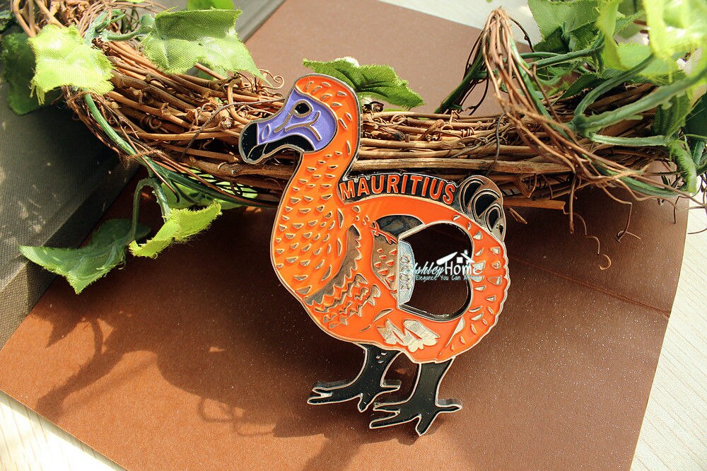 Pájaros DODO Mauricio viajes turísticos recuerdo 3D Metal imán abrebotellas de cerveza