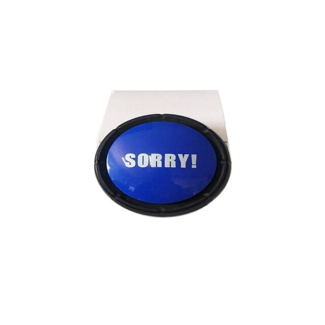 Antwoord Buzzer Vocal Speelgoed Knop Ja Geen Sorry Misschien Geluid Effect Prank Event Thuis Party Tool Onderwijs Speelgoed Voor Kinderen: blue