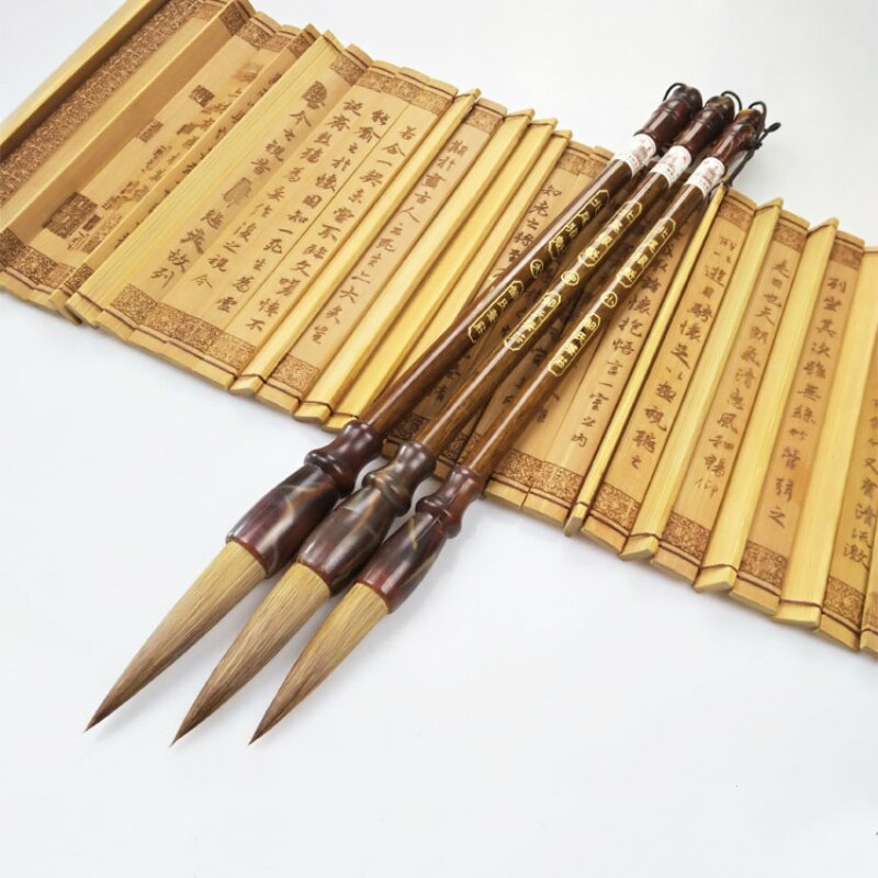 Kalligrafi pensel penne sæt væsel hår pensel pen kinesisk traditionel kalligrafi maleri pensel til voksne børn skriver