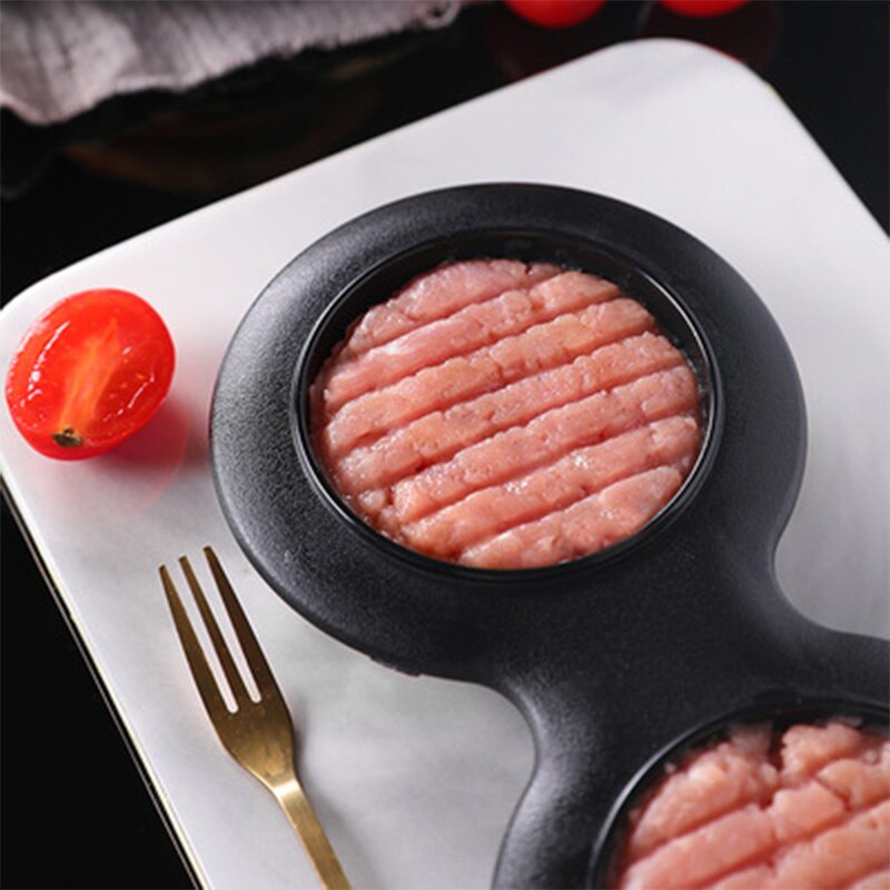 Handheld Steak Press Meat Pie Maker Rice Ball Burger Cake Press Kitchen Meat Press Mould Manual Meatloaf Pressing Burger Press