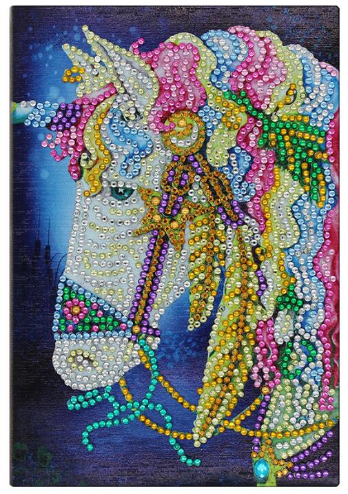 A5 Notebook DIY Special Shaped Diamond Painting Notebook Butterfly flower Diary Book Embroidery Diamond Cross Stitch: Notebook-4