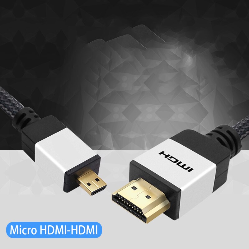 Micro hdmi to hdmi cable high-definition cable tablet connection computer TV large screen adapter cable