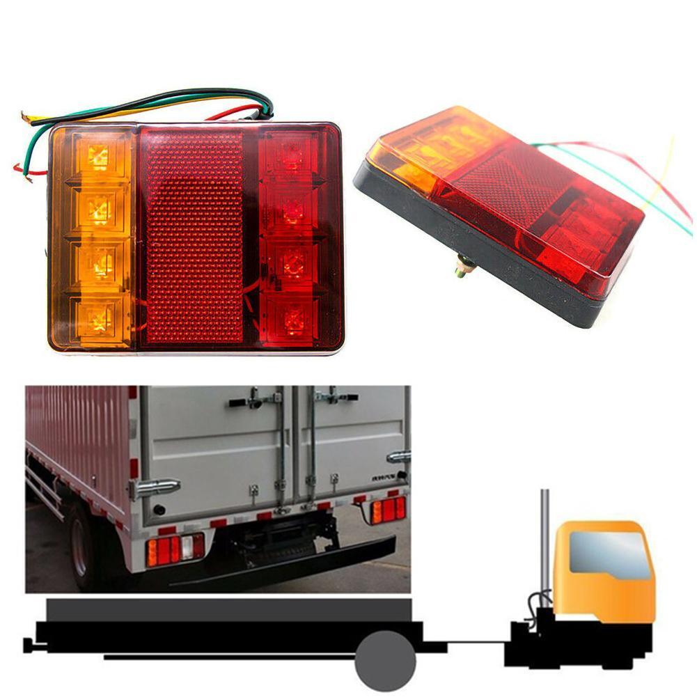 Led Auto Achterlicht Voor Auto Truck Onderdelen Achter Lampen Voor Trailer Auto Achter Pair Caravans Verlichting truck T5K7