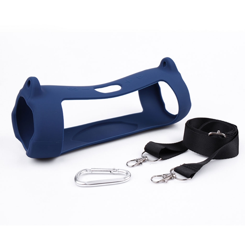 Coque de protection Anti-chute pour haut-parleur JBL Charge 5, étui en Silicone Anti-poussière, Durable et pratique: Bleu