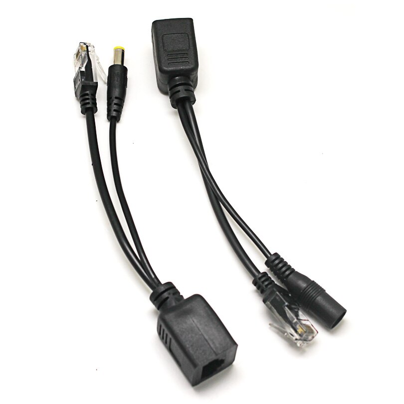 wetrans poe injector 802.3af IP Camera poe power supply adapter 12V rj45 poe splitter