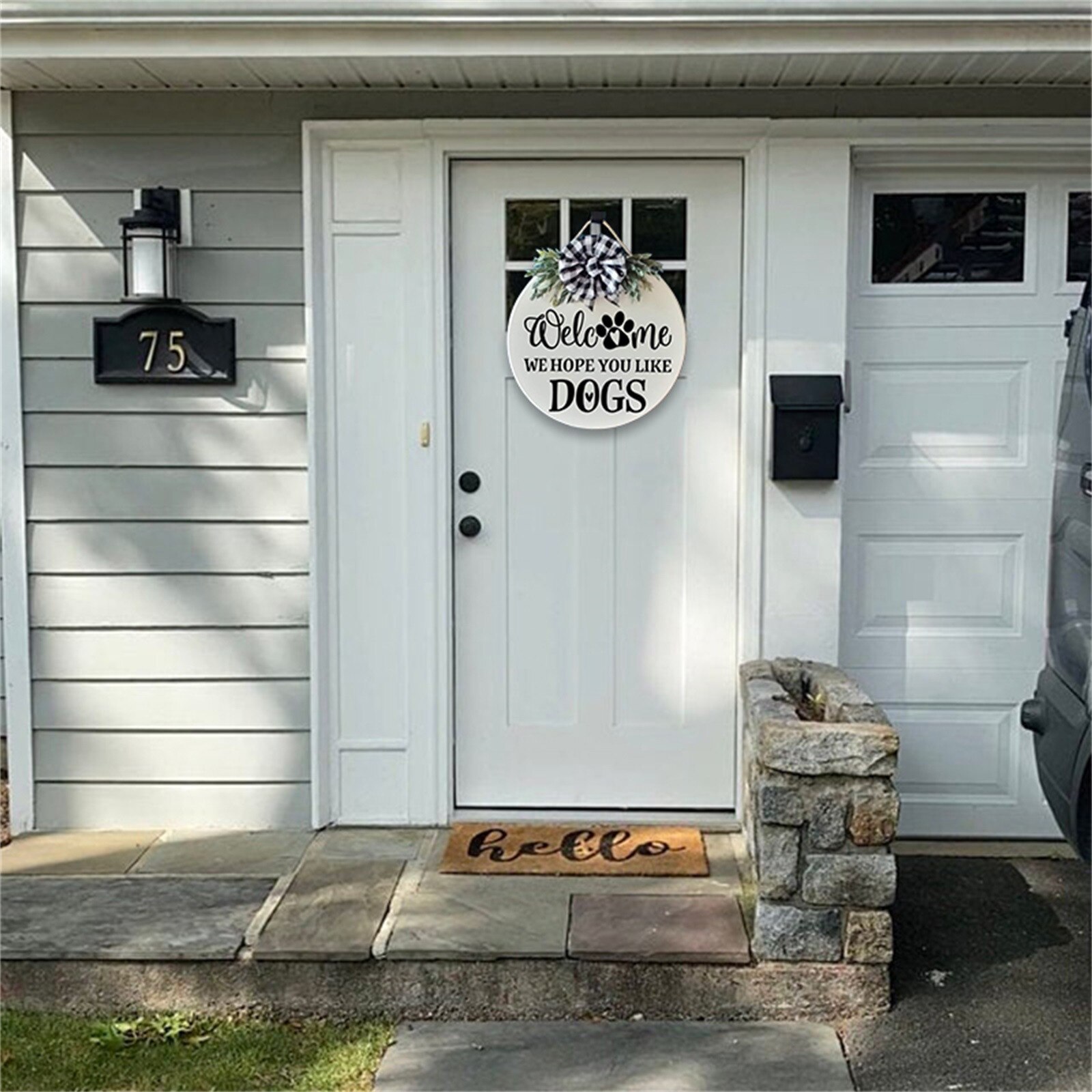 Houten Welkom Deur Party Richting Borden Hanger Deur Krans Decoratie Deur Voordeur Decor Party Sier