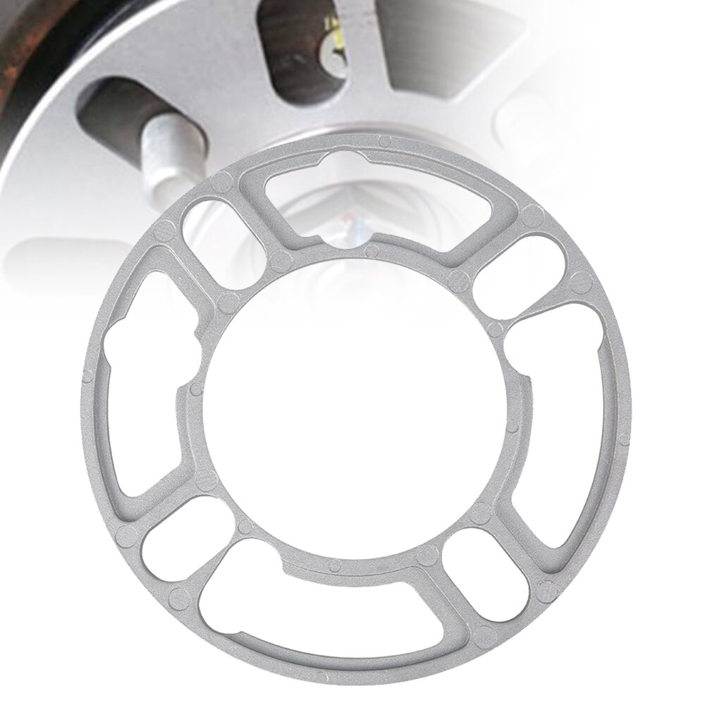 4pc 5mm Universal- Auto Rad Reifen Abstandshalter Multi Funktion Dichtung Legierung Aluminium Auto Hub Dichtung Reifen Abstandshalter Distanzscheiben Auto Zubehör