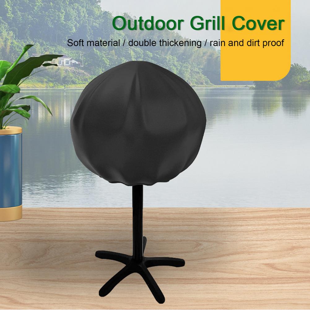 210D Barbecue Grill Cover Outdoor Stof Waterdichte Oxford Doek Zilveren Coating Cover Voor Grill Zware Bbq Cover