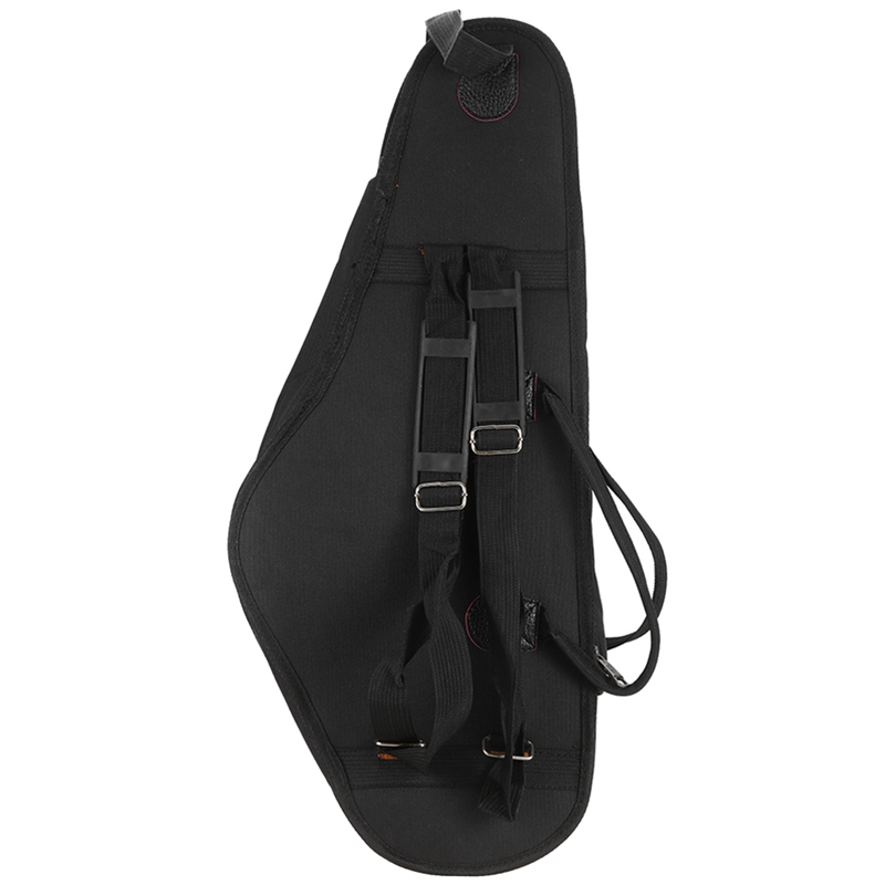DUOER 600D étui de sac de Saxophone étanche matelassé Double fermeture à glissière avec poche bandoulière réglable