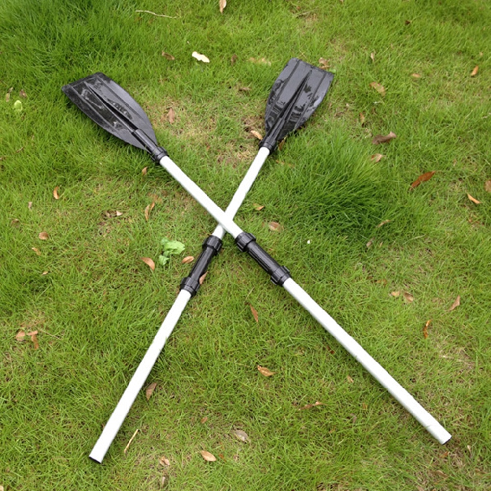 2pcs Detachable Assemble Strengthened Aluminium Boat Oars Paddle Long Oar PVC Inflatable Boat Fishing Kayak Paddles Accessories