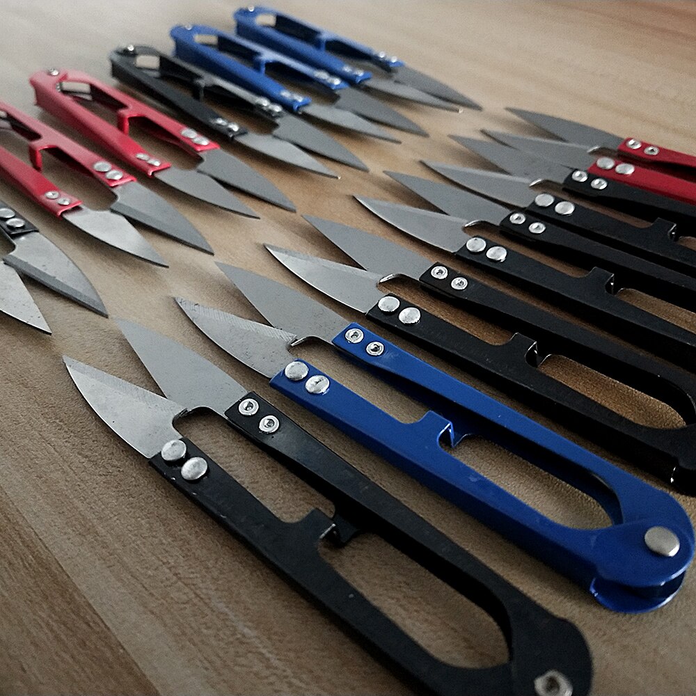 U Shape Stainless Steel Yarn Cutter Sewing Scissors Nippers Clippers Embroidery Craft Tailor Scissor Convenient Shears