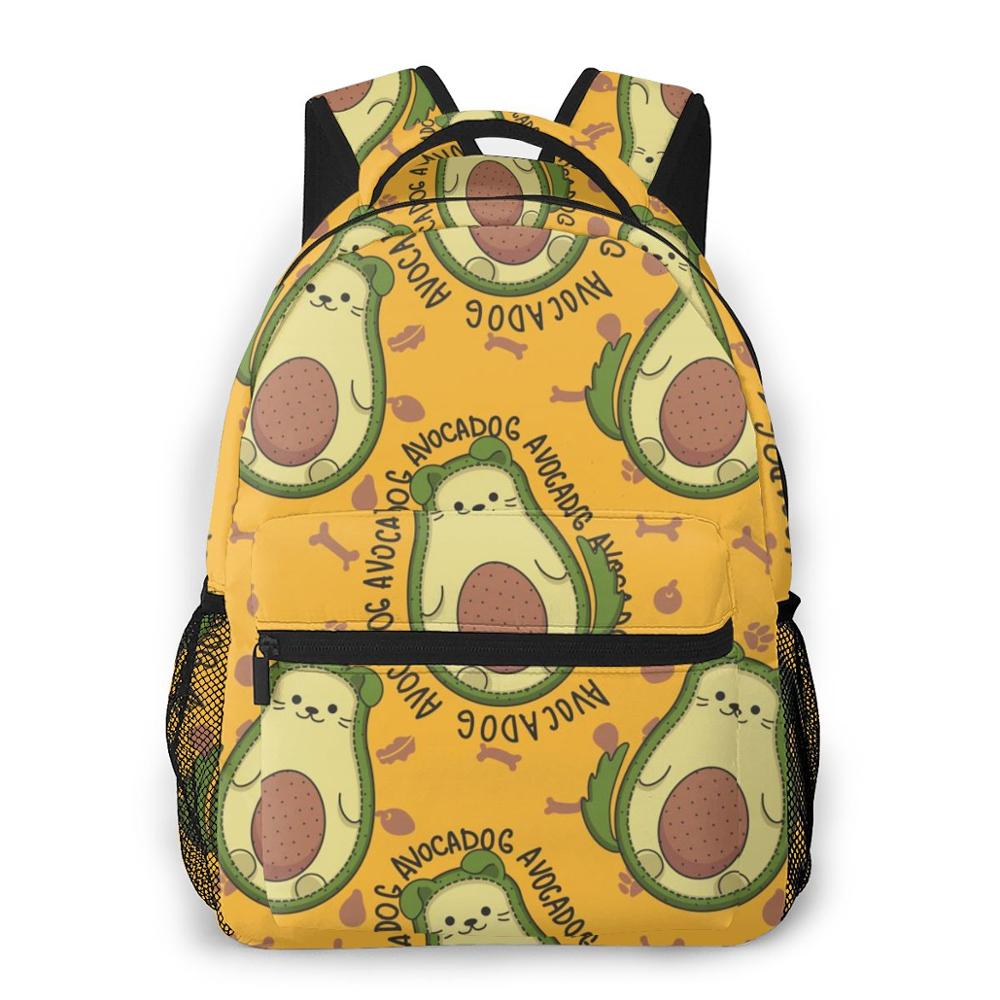 Backpack Women Backpack Shoulder Bag Avocado Pattern School Bag For Teenage Girl Children Backpacks Travel Bag: colour10