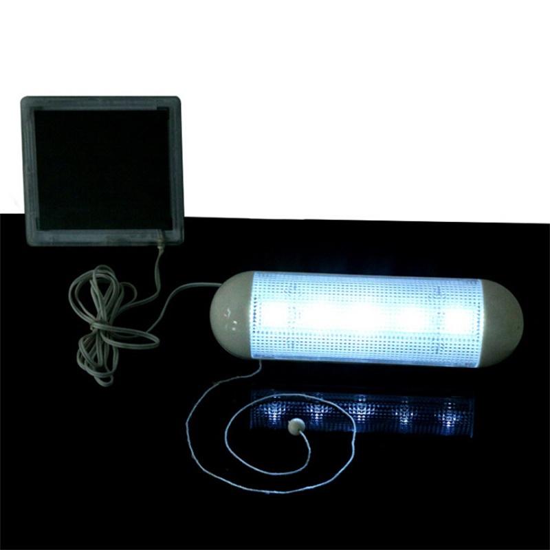 Zonne-energie Led Verlichting Interieur Lamp 5 Leds Met Hoge Zonnepaneel Voor Indoor Verlichting Voor Outdoor Camping Tent Vissen licht
