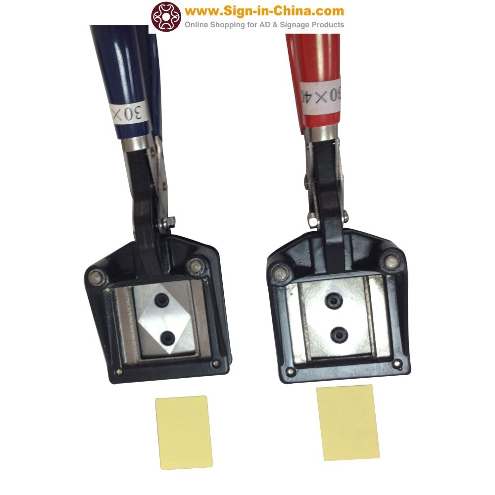 Hand Held Paspoort ID Foto Punch Cutter, Foto Cutter III, Corner cutter, 50x70mm Ronde hoek