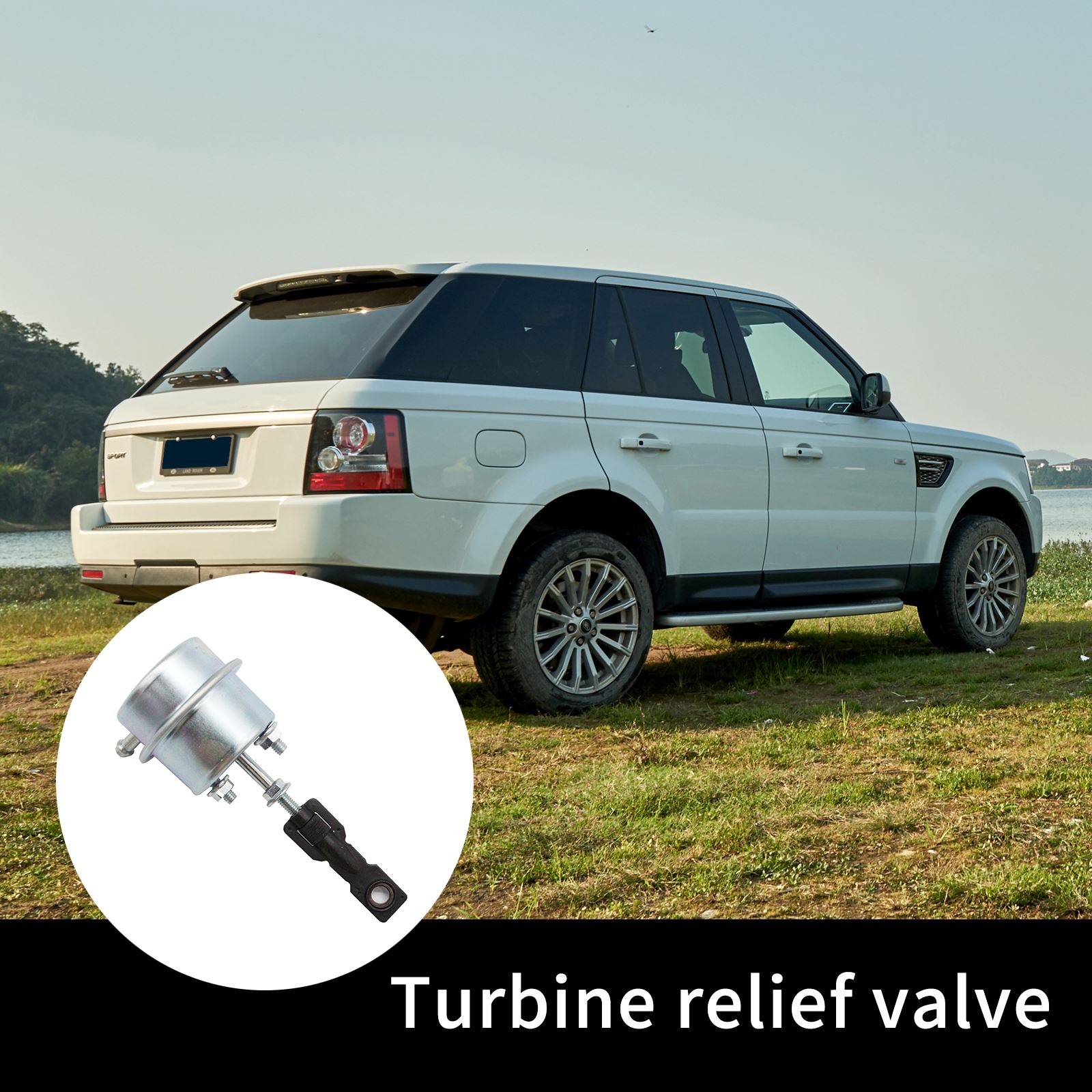 Auto Motor Turbo Blow Off Valve TD5 Dump Valve Aluminium Auto Turbo Blow Off Valve TD5 Waste Gate Actuator voor Land Rover