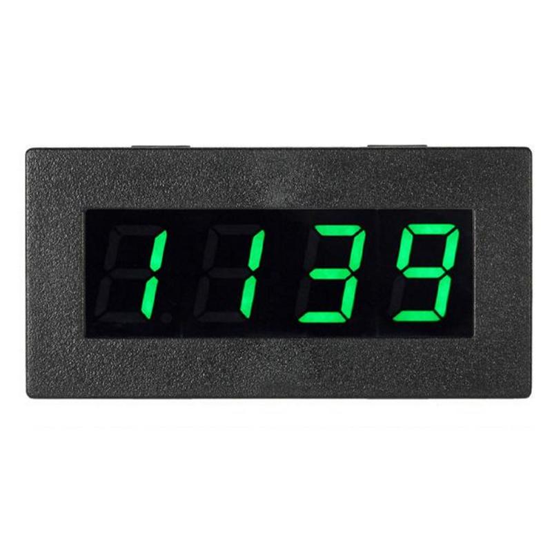 Universal 4LED Digital Frequency Tachometer Speed Meter RPM Tester 5-9999R/M DC8-15V C5P3 Car Accessories: Green