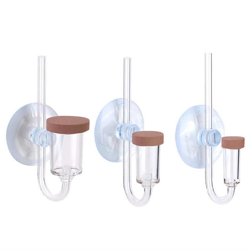 CO2 Verstuiver Diffuser Acryl Aquarium Kooldioxide Transparante Bubble Counter Raffinaderij Aquarium Waterplanten (M
