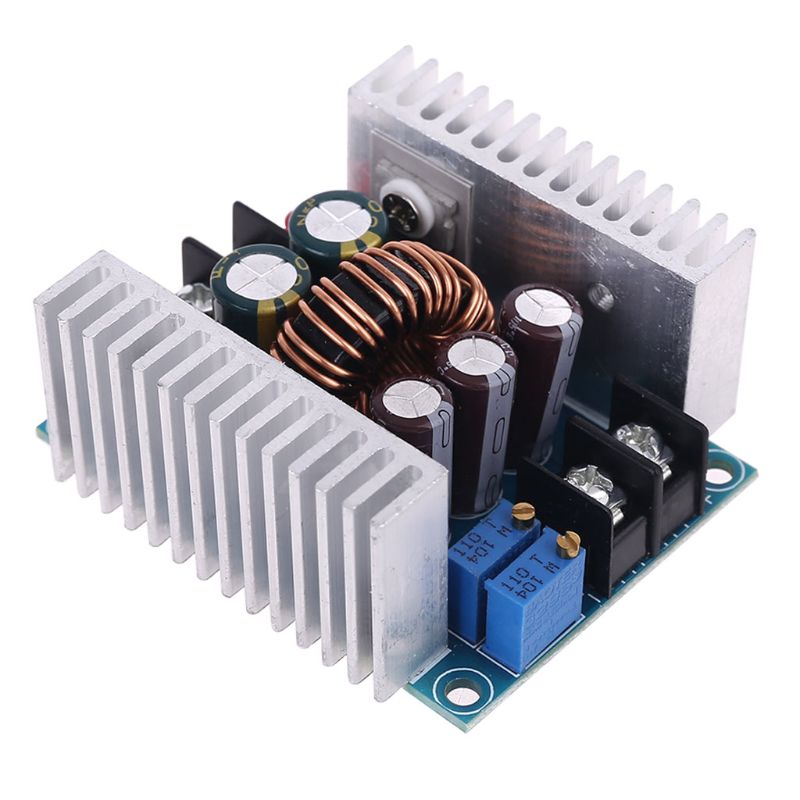 20A 300W DIY Adjustable DC Converter Step-down Constant Voltage Power Module: Black