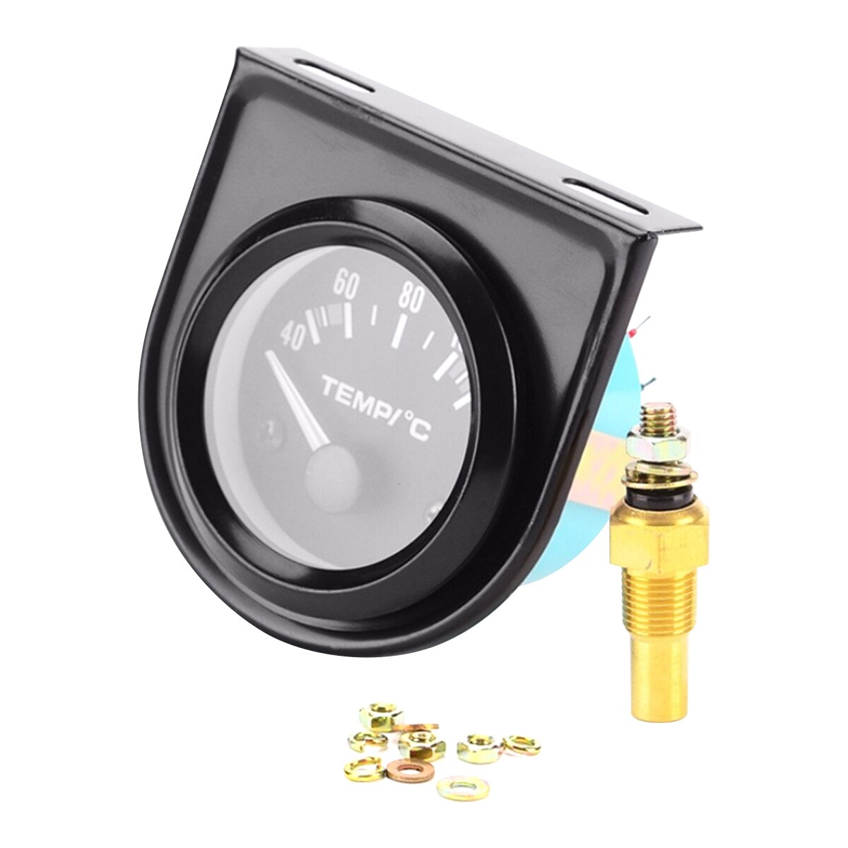 Universal 2"/52mm Digital LED Water Temp Temperature Gauge Kit For Measure Water Temperature Of Automobile