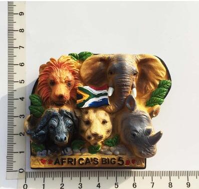 Køleskabsmagnet, håndmalet afrika turist souvenirs strandvogn dekorativ kunst og håndværk: Burgunder