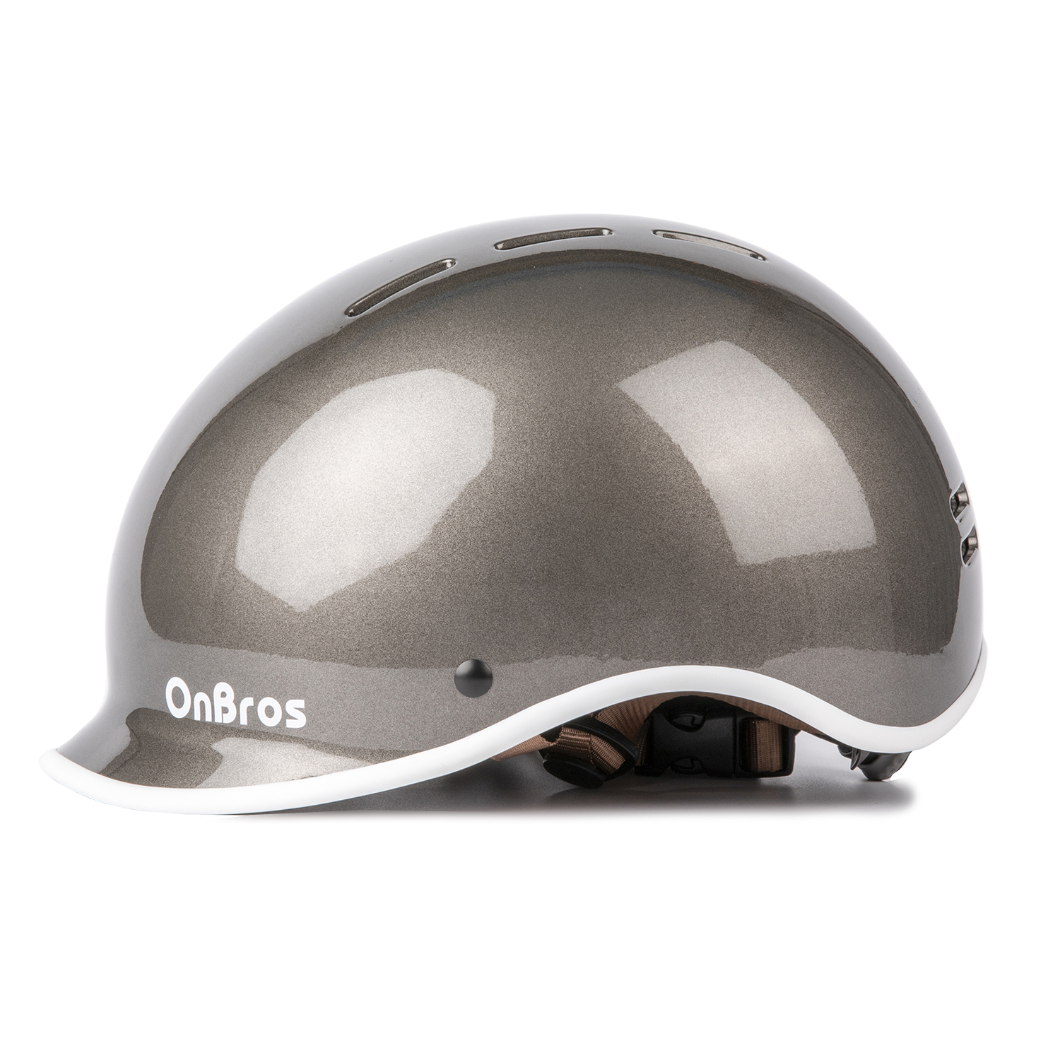 EXCLUSKY Commuter Bicycle Helmet 55-61cm Adult Urban Cycling Helmet City Unisex Skateboard Helmet Capacete de bicicleta: light grey