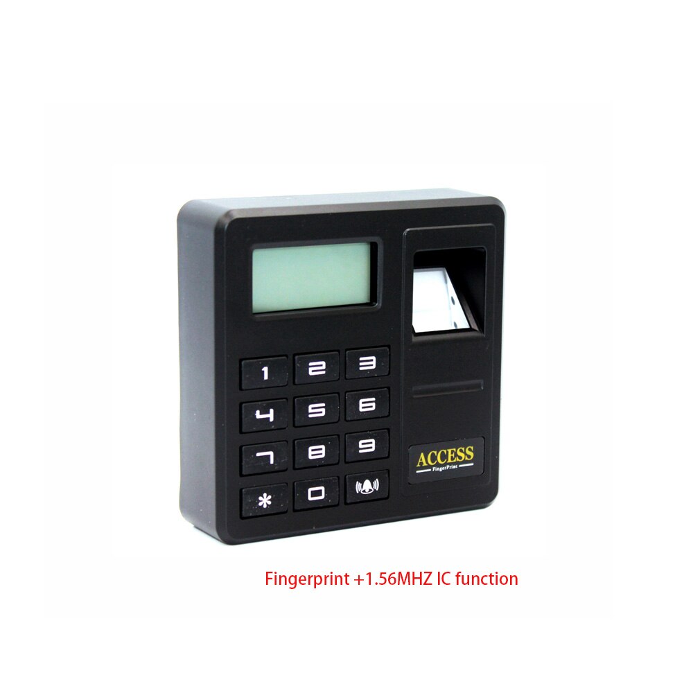 Fingerprint Keypad Password Access Control Optional 125KHZ RFID 13.56MHZ IC Card Reader Biometric Door Access Control: Add 13.56Mhz IC