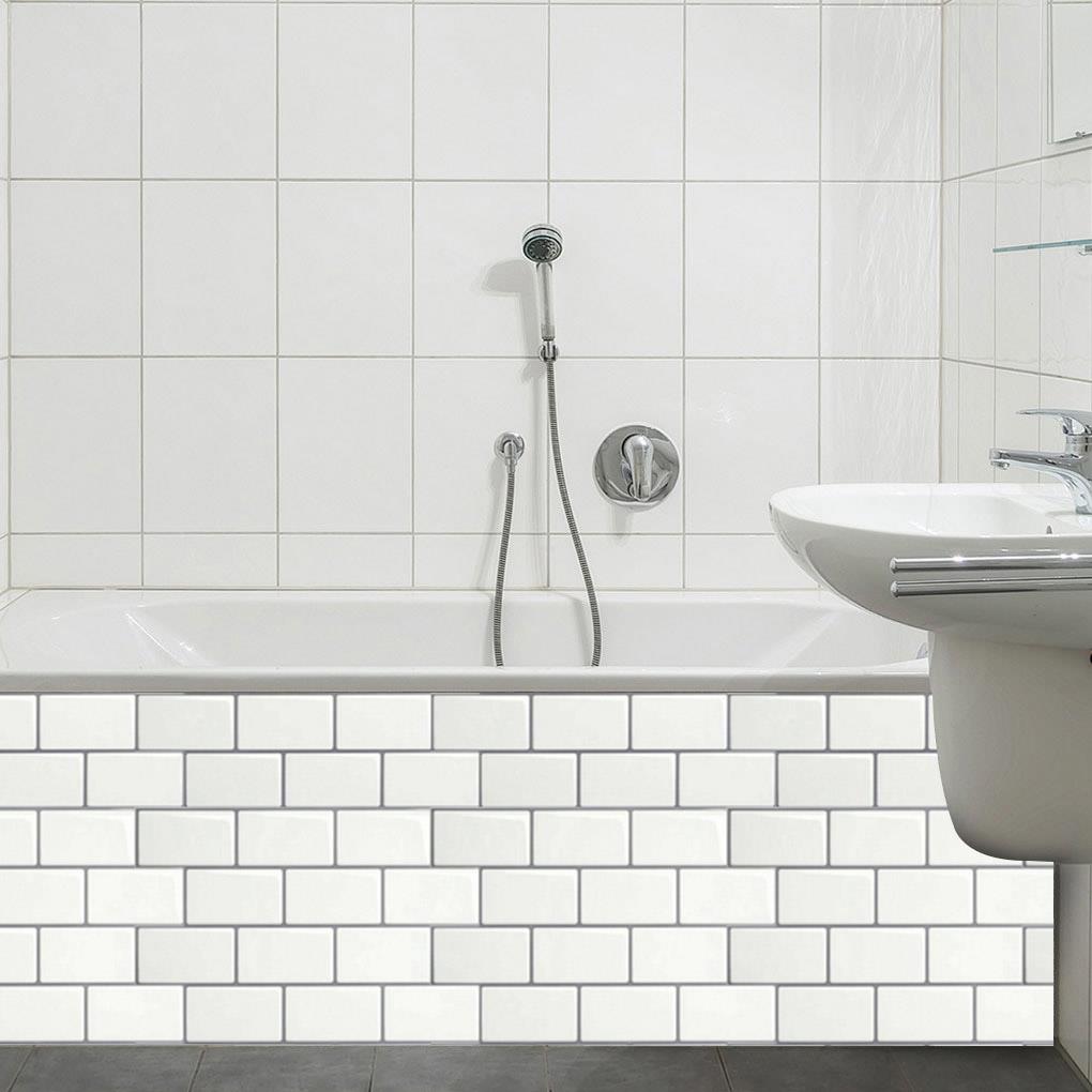 Ściana kafelkowa naklejka 3D cegła plastikowa tapeta samoprzylepna DIY Dom ścienna dekoracyjna naklejka salon DIY tło