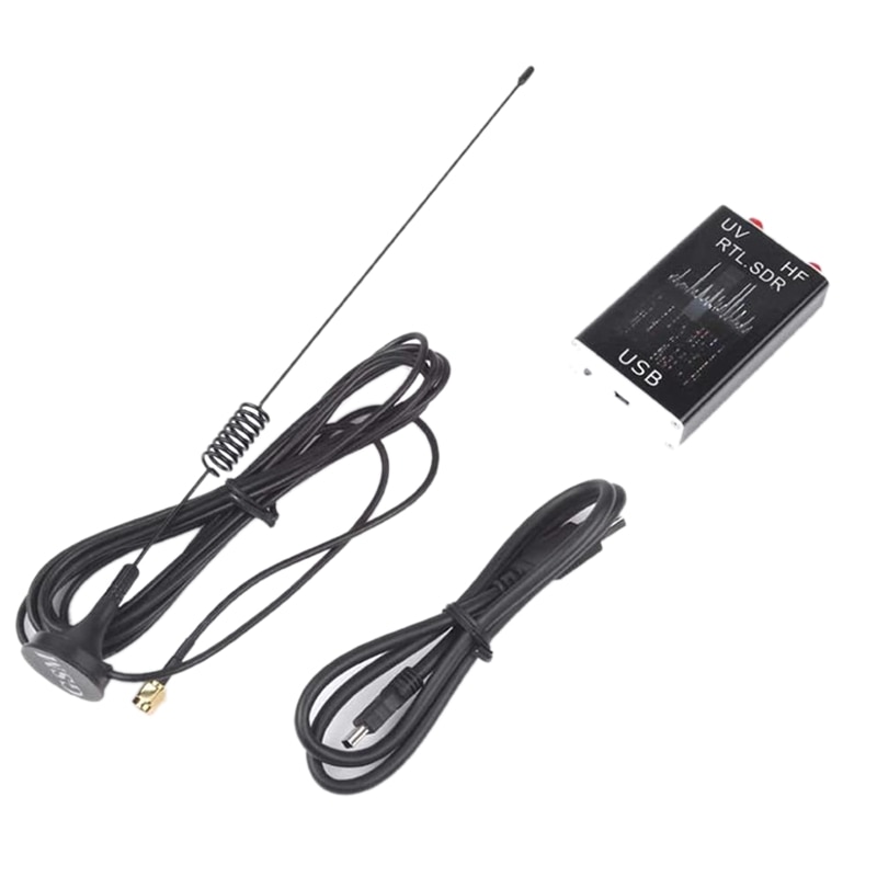 Ham Radio Receiver 100KHz-1.7GHz Full Band UV HF RTL-SDR USB Tuner Receiver USB Dongle with RTL2832U R820T2 Ham Radio RTL SDR: Default Title