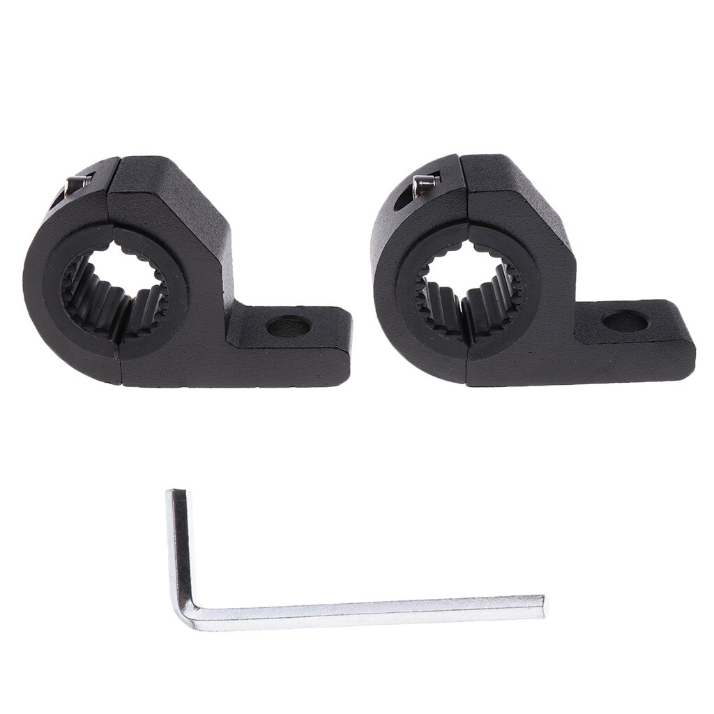 2pcs 28mm~32mm Tube Bull Bar Roll Bar Antenna Spot Light Mount Bracket