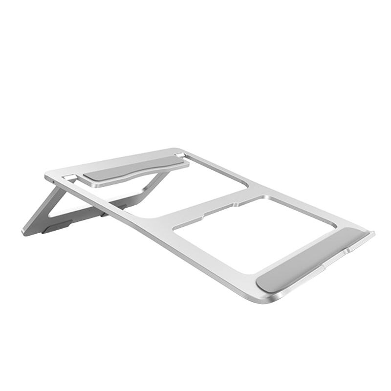 Portable laptop stand aluminum alloy foldable: sliver