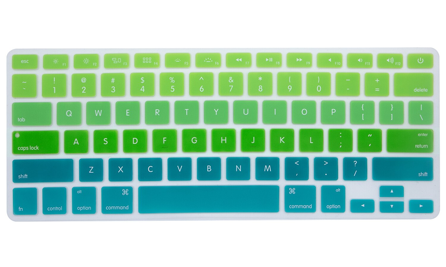 10 Colors Candy Gradation Colors Silicone Keyboard Cover Sticker for MacBook Air Pro Retina 13 15 17 Protector Sticker Film: 6