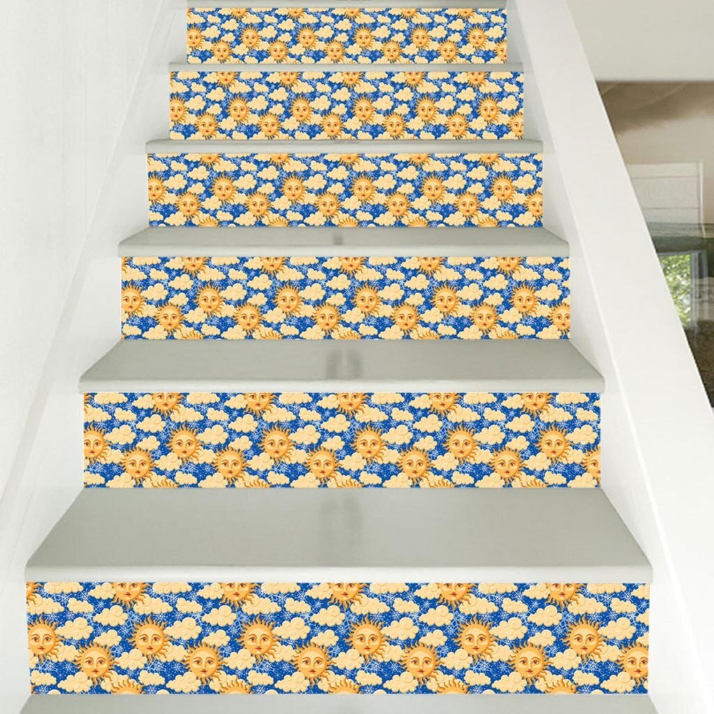 Magic Stickers Unique Visual Effect 3D Simulation Stair Stickers Waterproof Wall Stickers Peel off Easily DIY Home Decor 15
