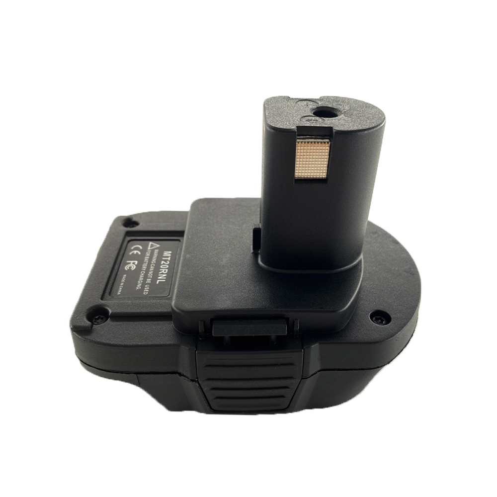 Adaptador de batería Convertidor para Makita 18V LXT BL1860/BL1850/BL1840/BL1830/BL1820/BL1815 interruptor a batería de iones de litio Ryobi