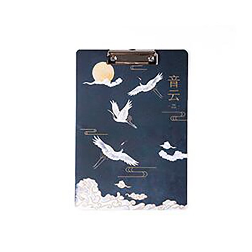 Pince pour classeur, presse-papiers en bois, classeurs A4, Style chinois rétro, pour le bureau: B