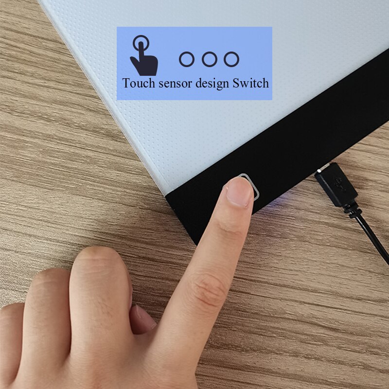 A3 A4 A5 Led Drawing Copy Board Kids Toys Draw 3 Level Dimmable 2022 Writing Tablet Creation For Children Educational Games
