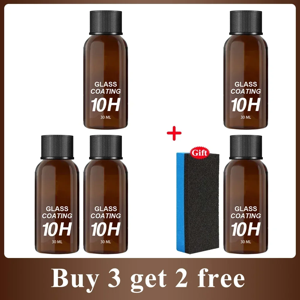 Revestimiento de vidrio para coche, revestimiento cerámico, Nano cristal, pulido de ventanas de coche, resistente a los arañazos, agente impermeable a prueba de polvo: Naranja