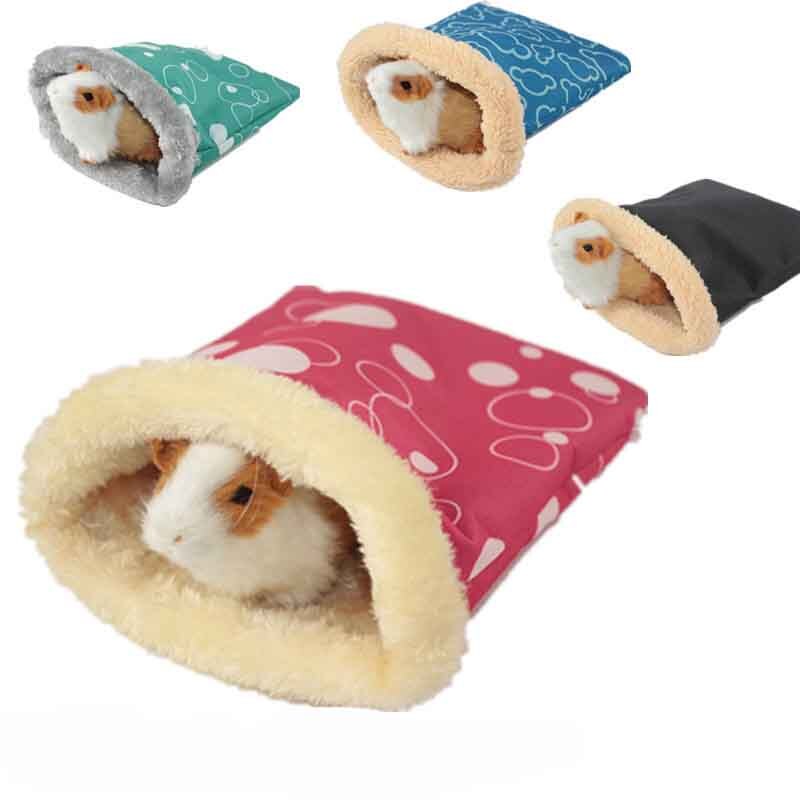 Sød lille kæledyr reden hamster varm rede marsvin chinchilla bomuld reden hamster sovepose