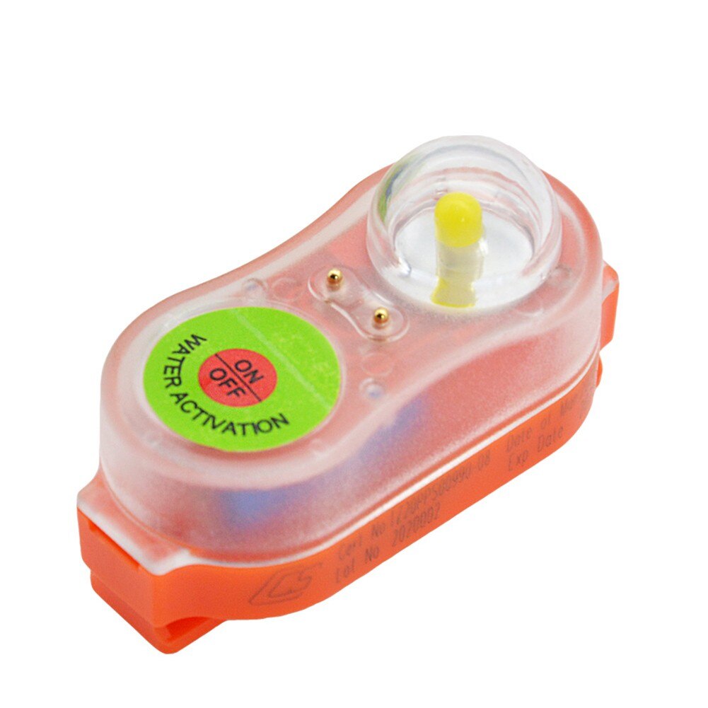 Outdoor Zeewater Signaal Vest Emergency Reddingsvest Licht Survivor Locator Lichten Levensreddende Zaklamp Opvallend Trekken Ligh