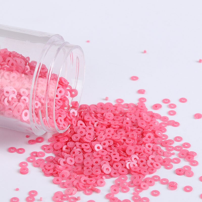 4000 stuks/partij 2mm matten pailletten platte ronde losse pailletten pailletten naaien bruiloft knutselen, nagelverzorging, nachtclubjurk accessoire: Matte roos