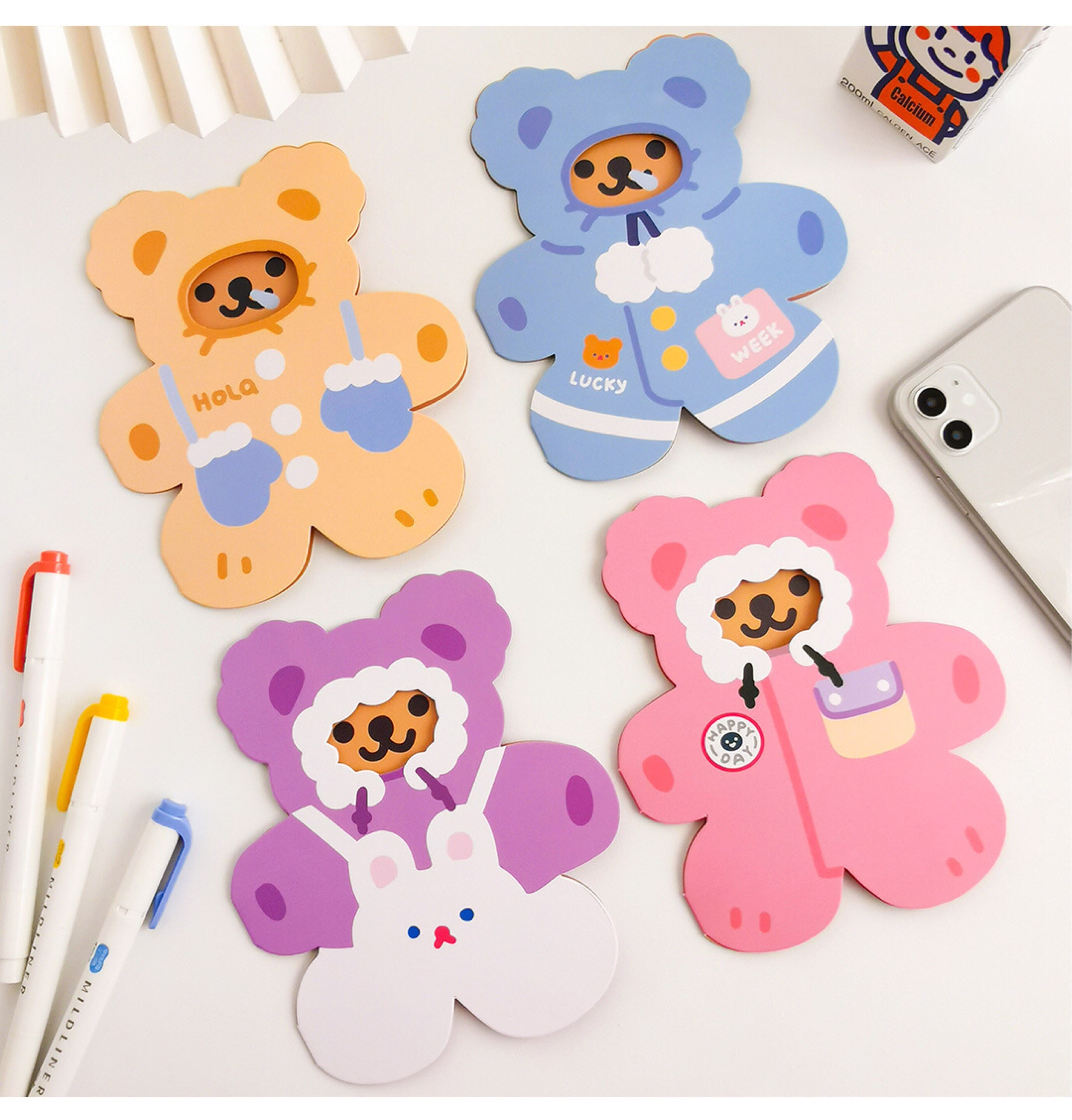 20 pieces Bear greeting card blessing card three-dimensional birthday card lovely birthday card