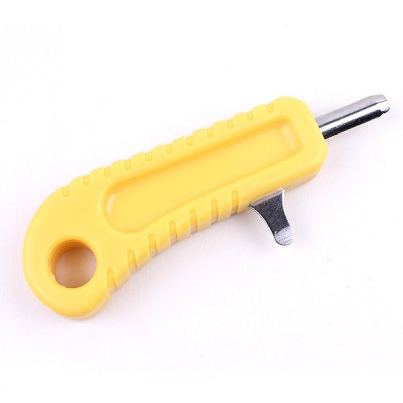 1* Nut Cracker Pistachio Nut Opener Stainless Steel Plastic Handle Nut Open Tool Sheller Manual Nut Opener Kitchen Accessories: Yellow