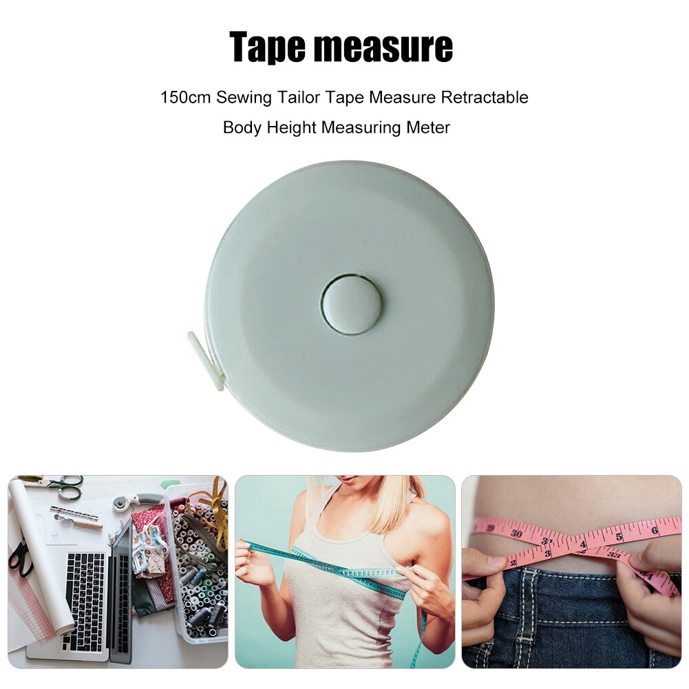 0-200cm Retractable Measure Tape for Children Height Size Gauge Measurement Ruler Portable Centimeter Inch Roll Tape Tools