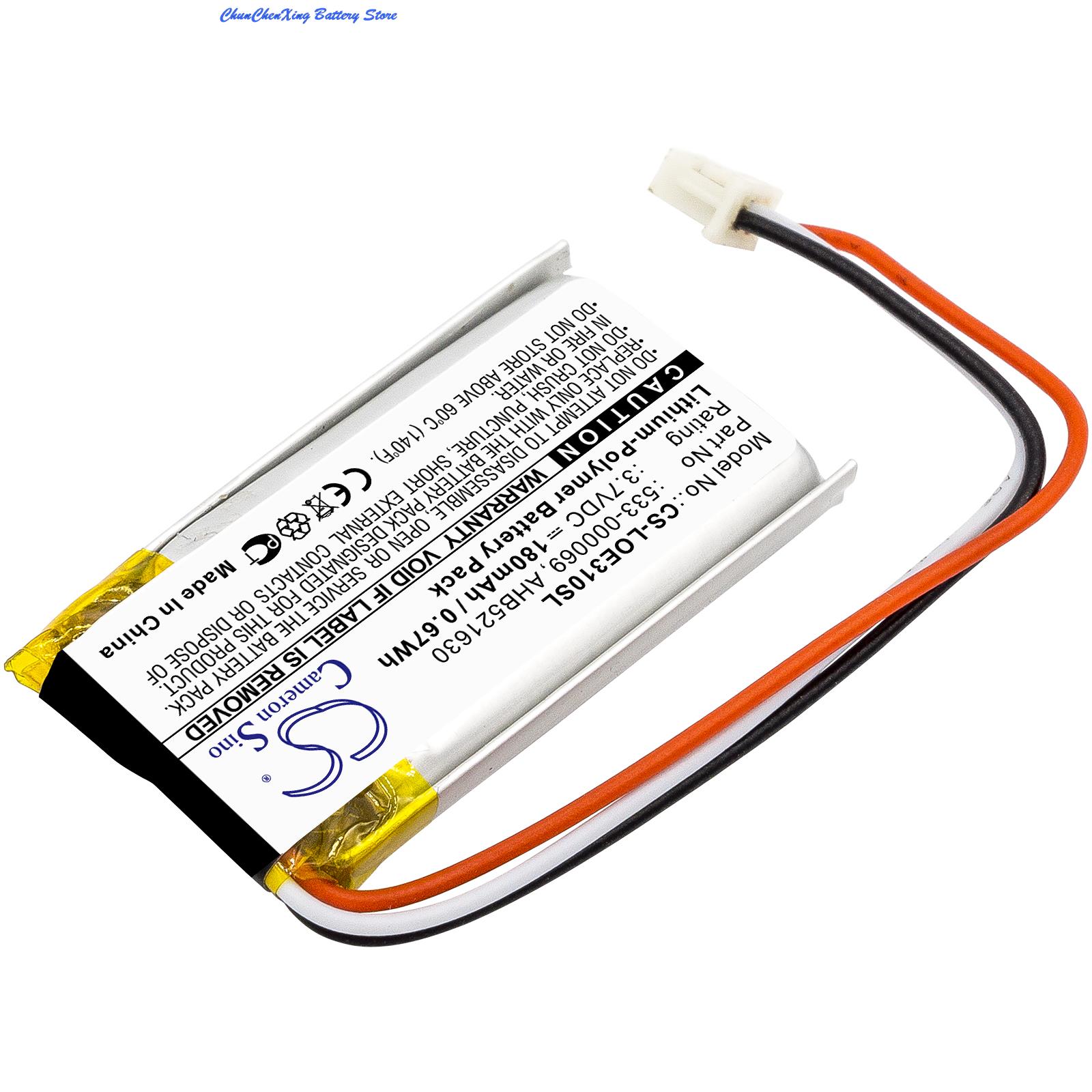 Batterie Cameron Sino 220mAh AHB521630 pour LOGITECH G Pro sans fil, G304,G502, G703 Lightspeed, MX Vertical,UE310,UE3500,UE4500