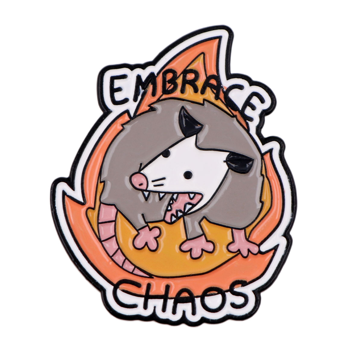 Accesorios de cotización de dibujos animados, alfileres de solapa para mochilas, insignias para maletín, insignias en mochila, broche de de Año para ropa: Plata
