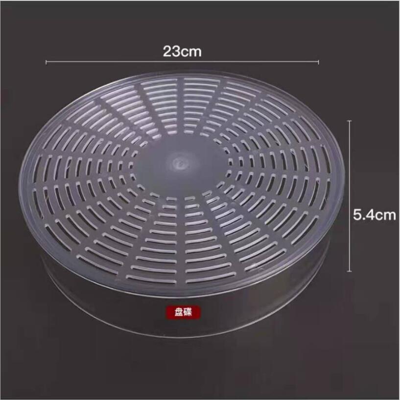 PET Material Insulated Dish Cover Food Cover Thickened Dustproof Fruit Plate Snack Food Dish Tray Party Cake Rack with Cover: Plate cover