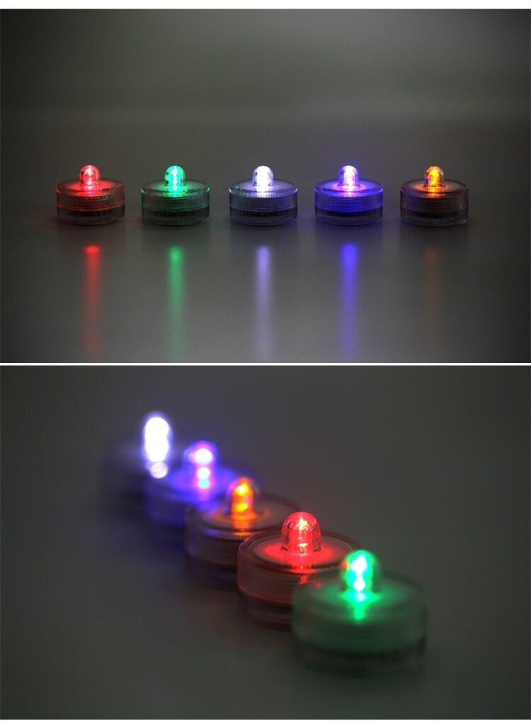 Waterproof Aquarium Fish Tank Light Home Table Decoration Micro Landscape Lamp LED Light Small Eco Cylinder Fish Pet Accessories