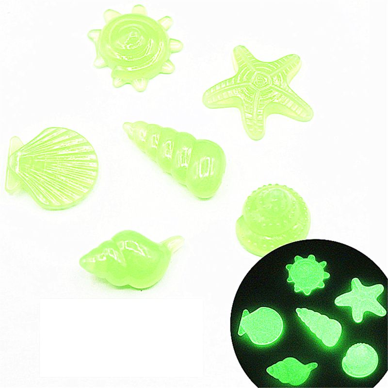 80pcs Glow in the Dark Stones Rocks for Walkways Garden Path Patio Lawn Yard Decor Fish Tank 72XC